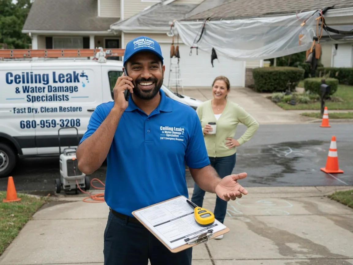 Ceiling Leak Cleanup New Era, MI FAQs